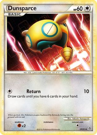 Dunsparce - Reverse Holofoil Unleashed - Uncommon