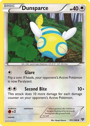 Dunsparce XY Base Set - Uncommon