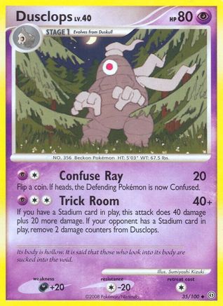 Dusclops (35) - Reverse Holofoil Stormfront - Uncommon