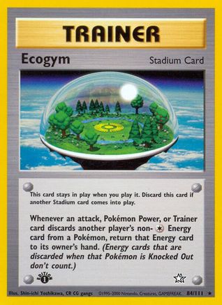 Ecogym 084 - 1st Edition Neo Genesis - Rare
