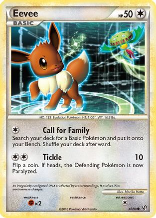 Eevee (48) (48) 048 - Reverse Holofoil Undaunted - Common