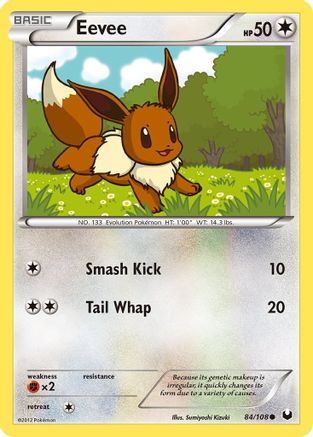 Eevee (84) (84) 084 Dark Explorers - Common