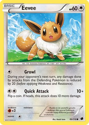 Eevee (89) (89) 089 Plasma Freeze - Common