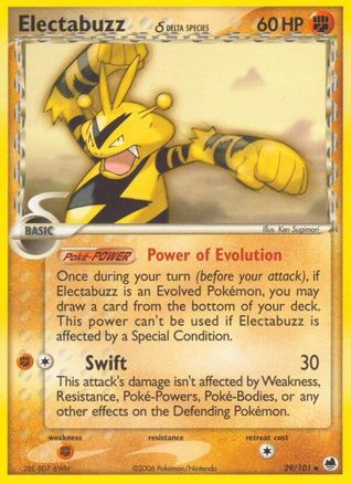 Electabuzz (Delta Species) Dragon Frontiers - Uncommon