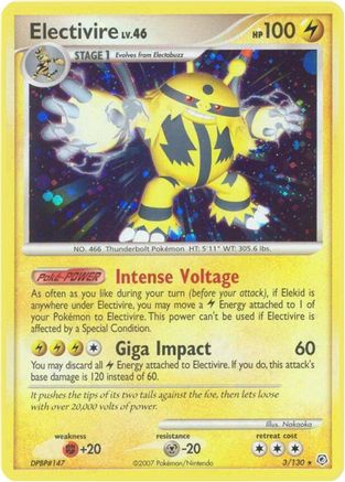 Electivire - Reverse Holofoil Diamond and Pearl - Holo Rare