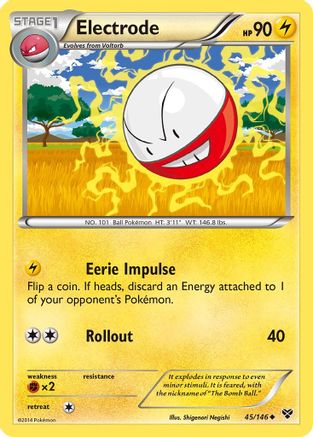 Electrode - Reverse Holofoil XY Base Set - Uncommon