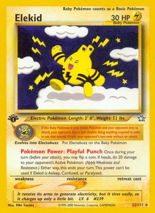 Elekid 022 - 1st Edition Neo Genesis - Rare