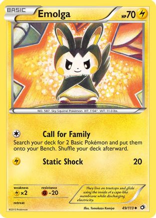 Emolga 049 Legendary Treasures - Uncommon