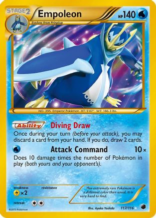 Empoleon (117 Secret Rare) - Holofoil Plasma Freeze - Secret Rare