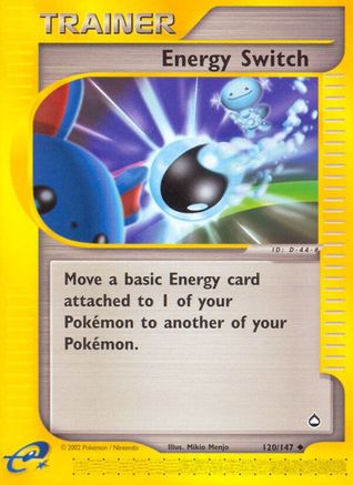 Energy Switch - Reverse Holofoil Aquapolis - Uncommon