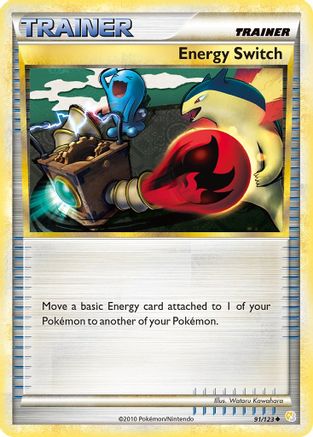 Energy Switch 091 - Reverse Holofoil HeartGold SoulSilver - Uncommon