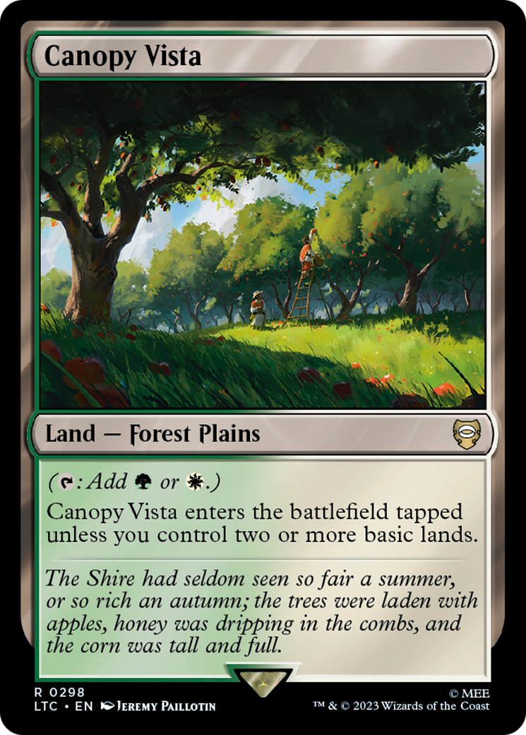 Canopy Vista (LTC-298) - Tales of Middle-earth Commander