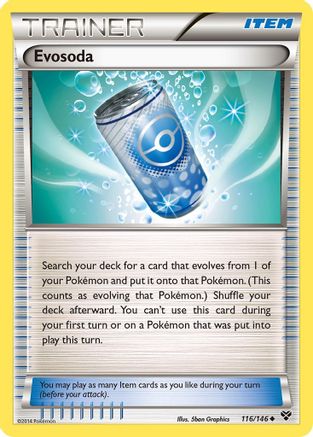 Evosoda 116 - Reverse Holofoil XY Base Set - Uncommon