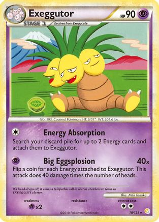 Exeggutor 018 HeartGold SoulSilver - Rare