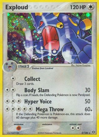Exploud - Reverse Holofoil Emerald - Holo Rare