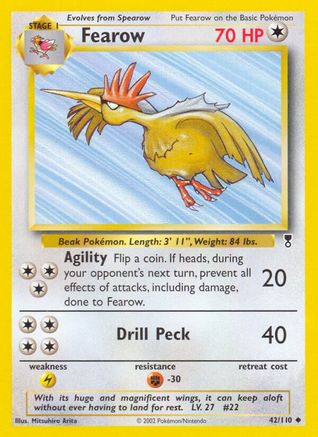 Fearow - Reverse Holofoil Legendary Collection - Uncommon