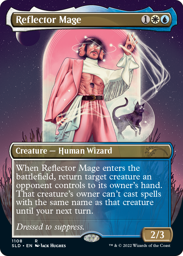 Reflector Mage (Borderless) (SLD-1108) - Secret Lair Drop