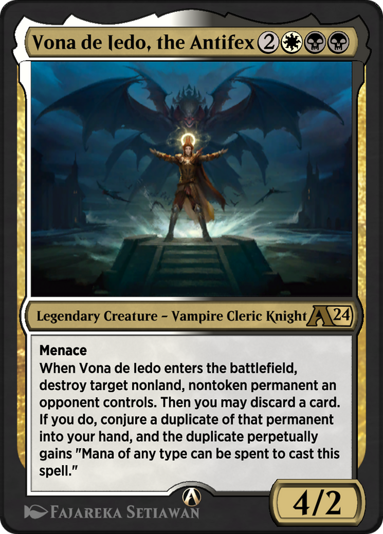 Vona de Iedo, the Antifex (YOTJ-028) - Alchemy: Outlaws of Thunder Junction