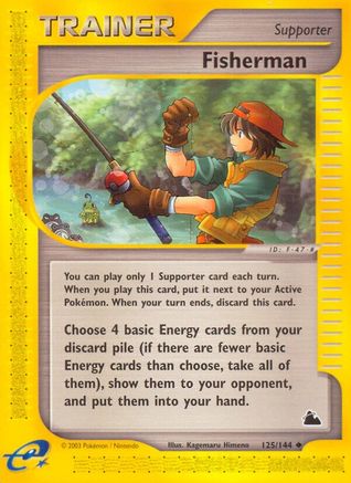 Fisherman - Reverse Holofoil Skyridge - Uncommon