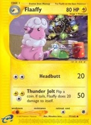 Flaaffy 077 - Reverse Holofoil Expedition - Uncommon