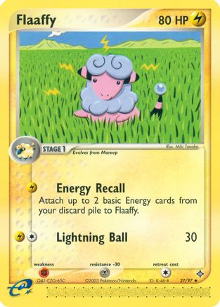 Flaaffy - Reverse Holofoil Dragon - Uncommon