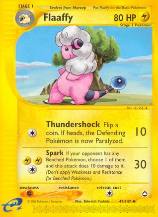 Flaaffy - Reverse Holofoil Aquapolis - Uncommon