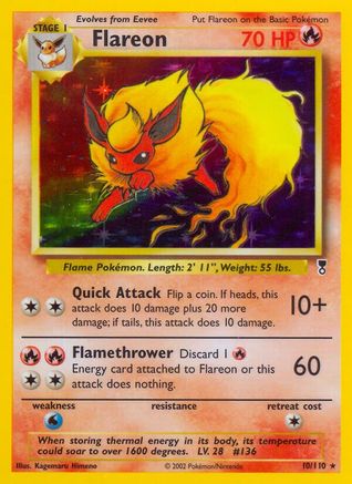 Flareon - Holofoil Legendary Collection - Holo Rare