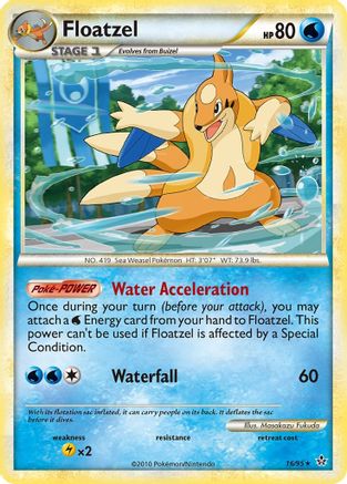 Floatzel - Reverse Holofoil Unleashed - Rare