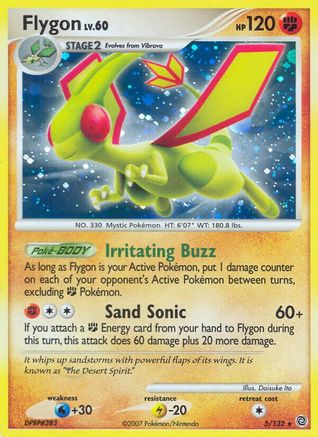 Flygon/132 - Holofoil Secret Wonders - Holo Rare