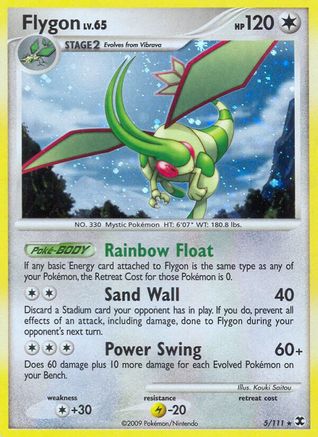 Flygon - Reverse Holofoil Rising Rivals - Holo Rare