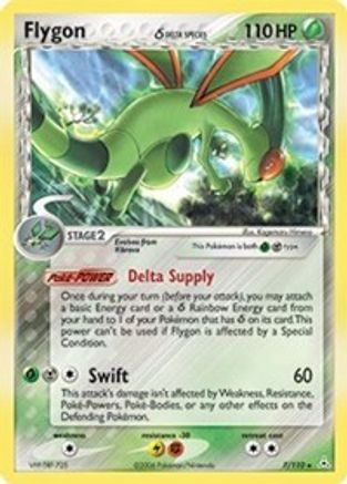 Flygon (Delta Species)/110 - Holofoil Holon Phantoms - Holo Rare
