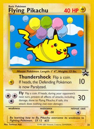 Flying Pikachu 025 WoTC Promo - Promo