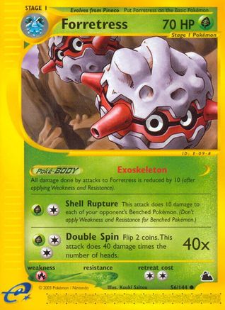 Forretress (56) - Reverse Holofoil Skyridge - Common