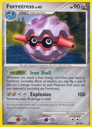 Forretress - Reverse Holofoil Legends Awakened - Rare