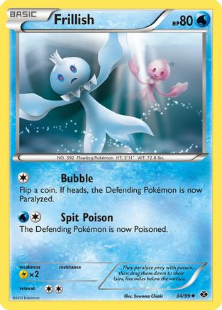 Frillish - Reverse Holofoil Next Destinies - Uncommon