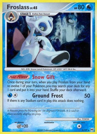 Froslass 002/99 - Reverse Holofoil Arceus - Holo Rare