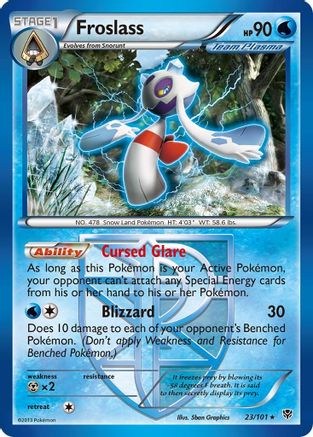 Froslass (Team Plasma) 023 Plasma Blast - Rare