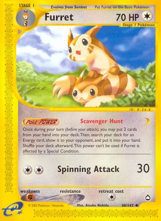 Furret Aquapolis - Uncommon