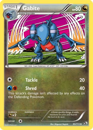 Gabite - Reverse Holofoil Legendary Treasures - Uncommon