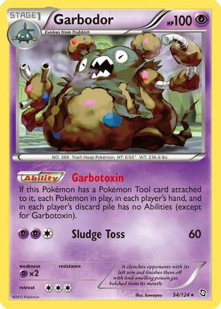 Garbodor - Reverse Holofoil Dragons Exalted - Holo Rare
