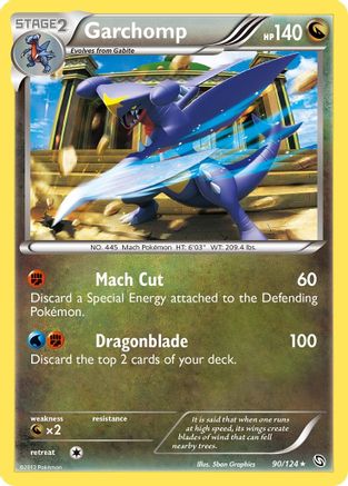 Garchomp (90) - Holofoil Dragons Exalted - Holo Rare