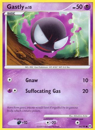 Gastly (64) (64) 064 - Reverse Holofoil Arceus - Common