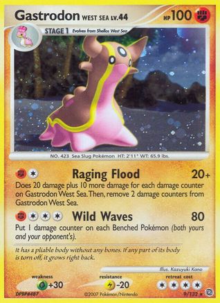Gastrodon West Sea - Holofoil Secret Wonders - Holo Rare