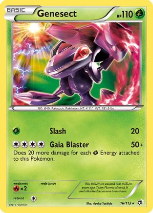 Genesect - Holofoil Legendary Treasures - Holo Rare