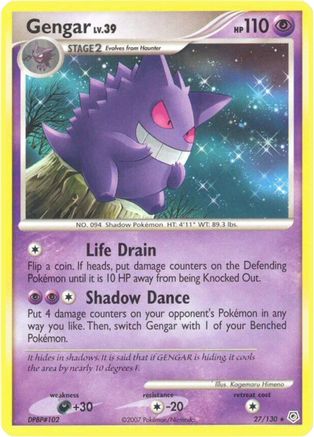 Gengar 027 Diamond and Pearl - Rare