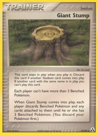 Giant Stump - Reverse Holofoil Legend Maker - Uncommon