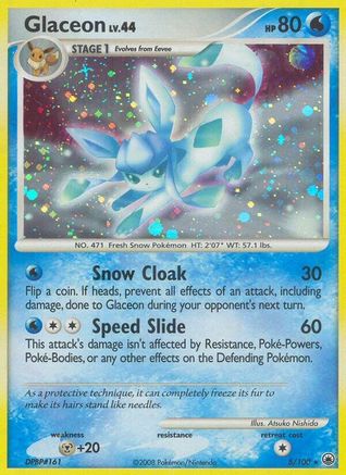 Glaceon (5) - Reverse Holofoil Majestic Dawn - Holo Rare