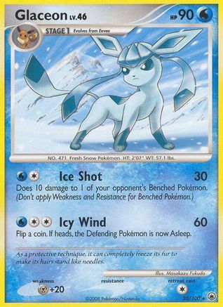 Glaceon (20) - Reverse Holofoil Majestic Dawn - Rare