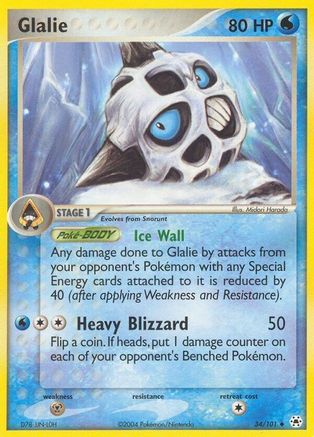 Glalie - Reverse Holofoil Hidden Legends - Uncommon