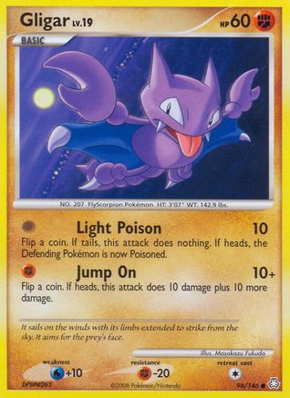 Gligar (94) - Reverse Holofoil Legends Awakened - Common